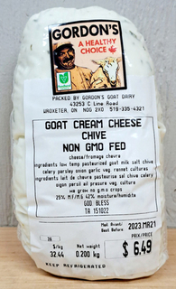 Goat - Cream Cheese - Chive (Gordon's) 
